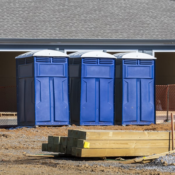 how do you ensure the portable toilets are secure and safe from vandalism during an event in Clifford North Dakota